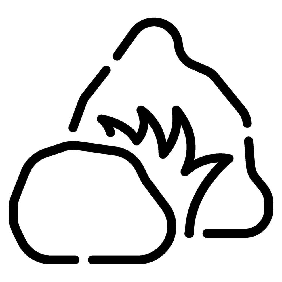Rock Stone Icon for web, app, infographic etc vector