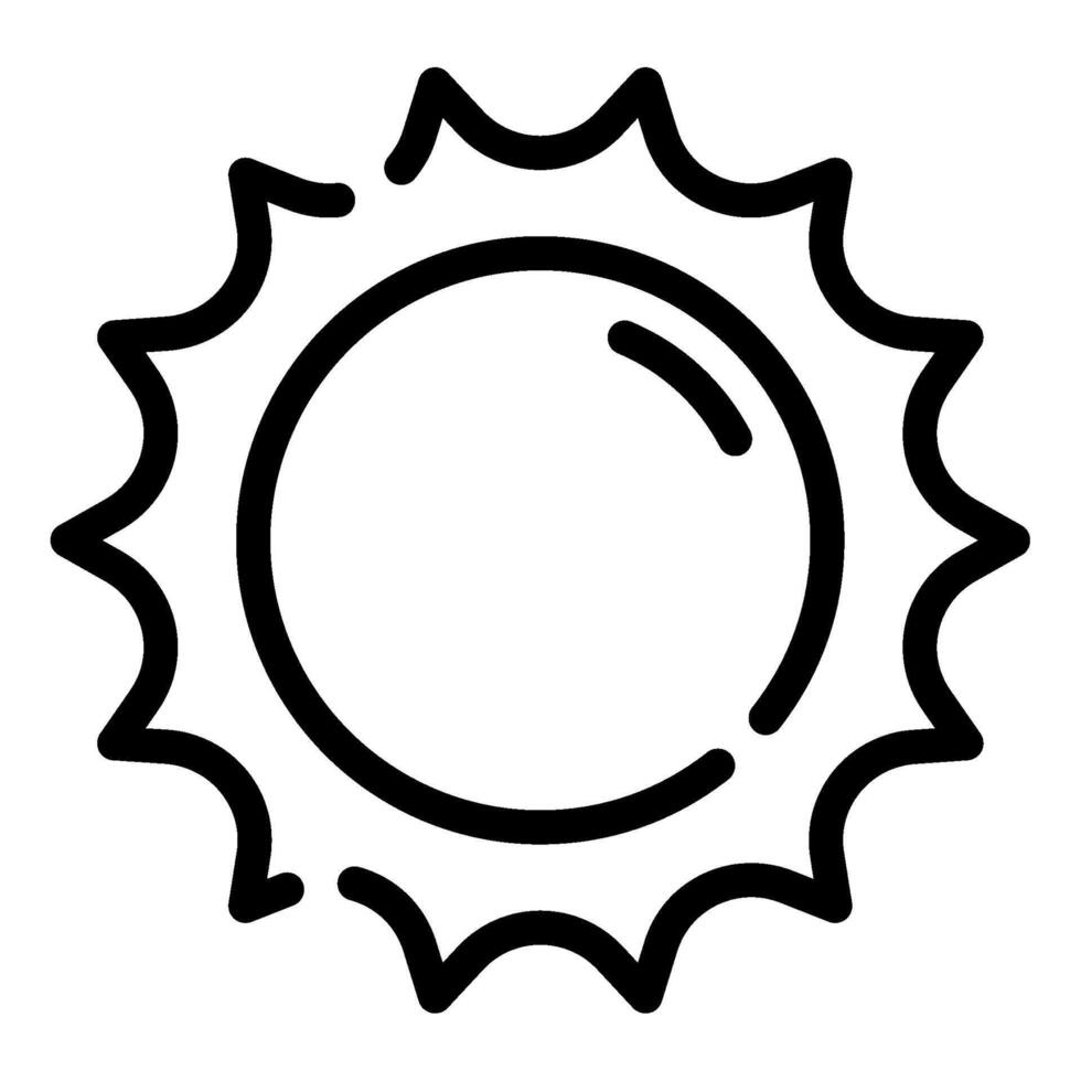 Sun Sunshine Icon for web, app, infographic etc vector