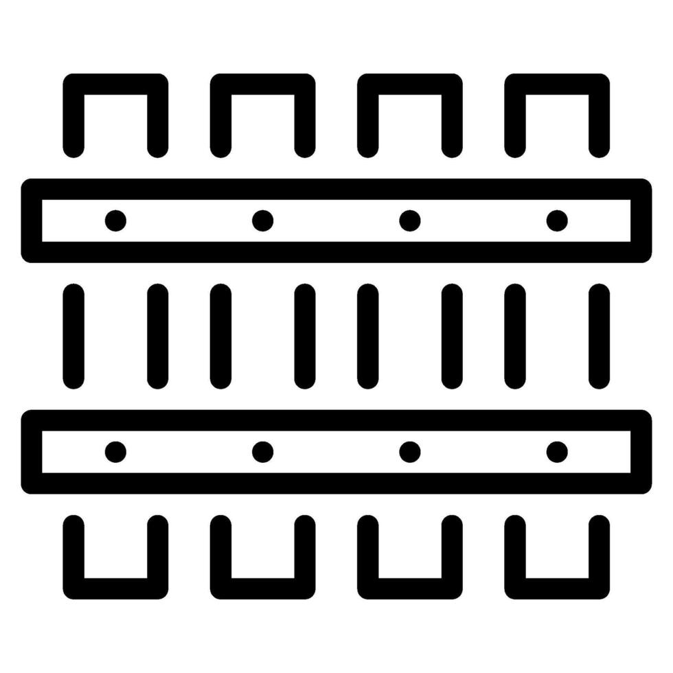 Rustic Fence icon for web, app, infographic etc vector
