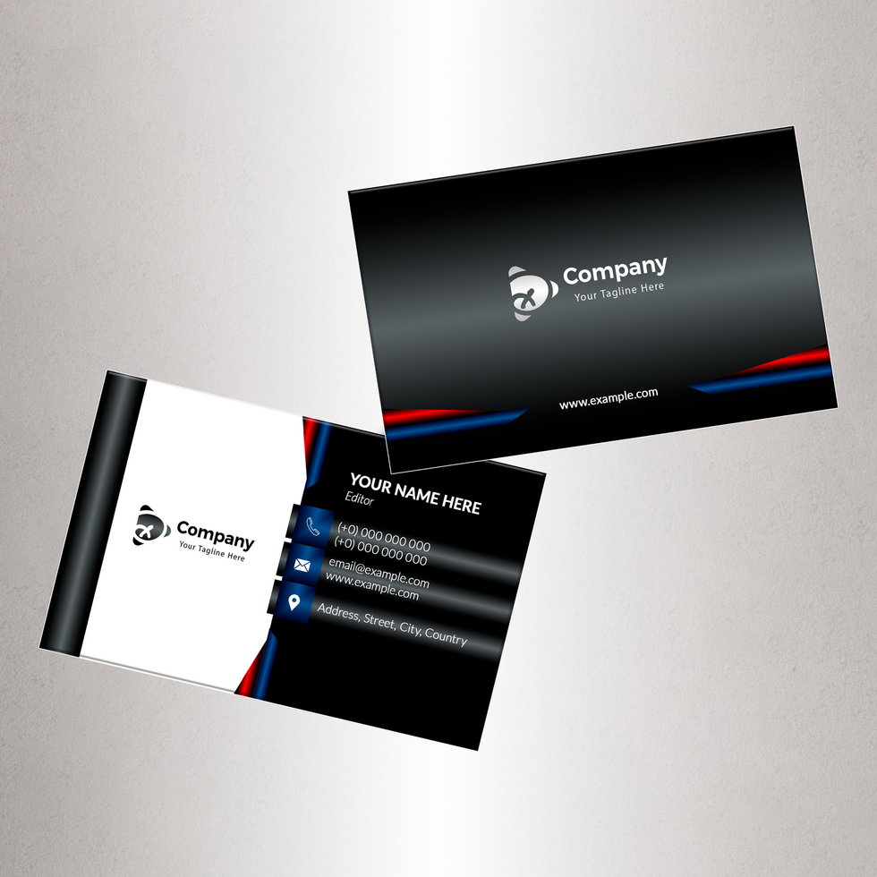 Modern Creative And Clean Business Card Design Template, Visiting Card. psd