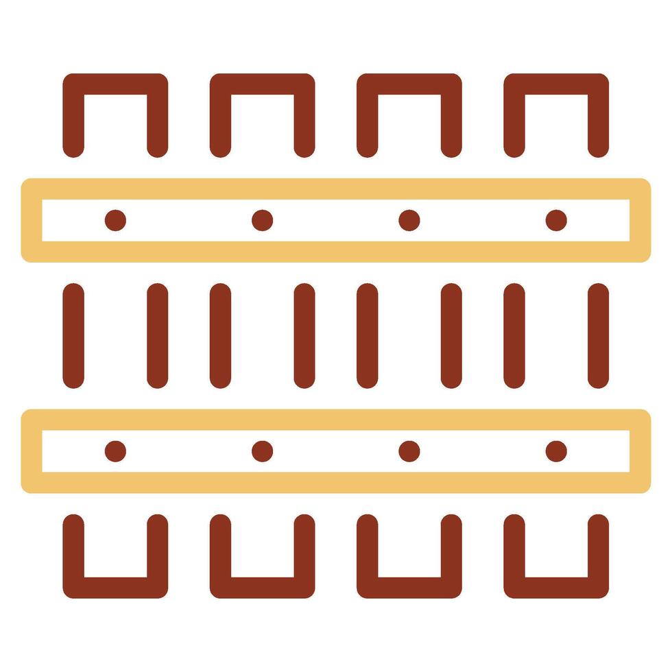 Rustic Fence icon for web, app, infographic etc vector