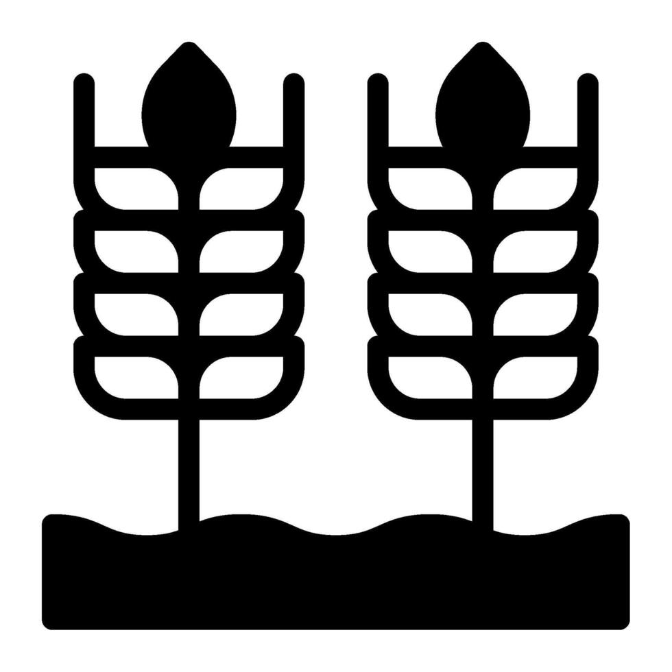 Grain Field icon for web, app, infographic etc vector