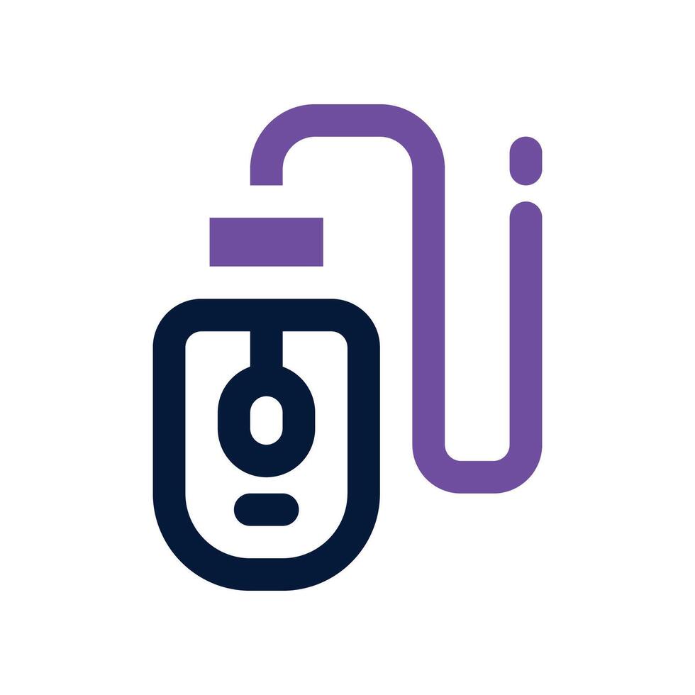 mouse icon. dual tone icon for your website, mobile, presentation, and logo design. vector