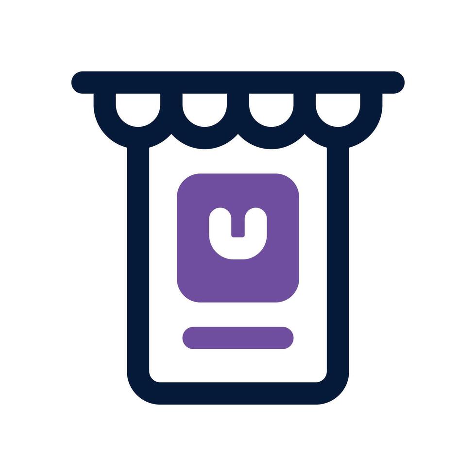 mobile store icon. glyphicon for your website, mobile, presentation, and logo design. vector