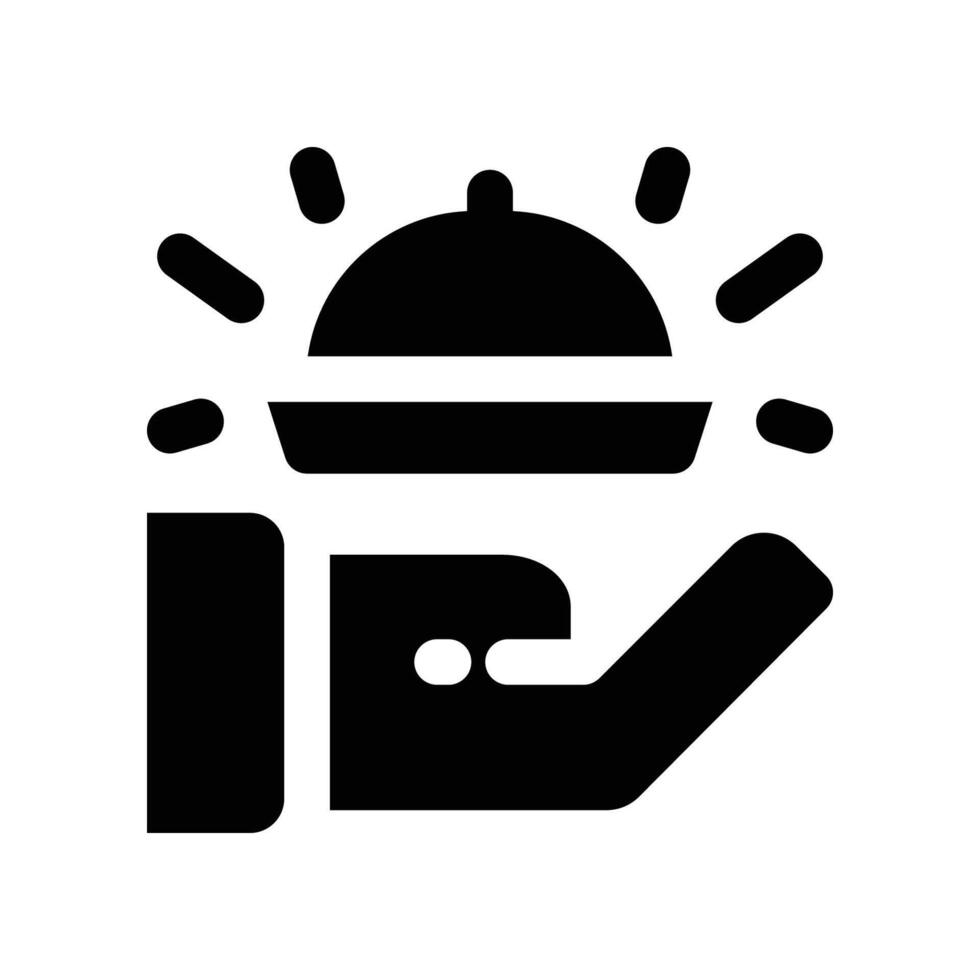 food delivery icon. line icon for your website, mobile, presentation, and logo design. vector