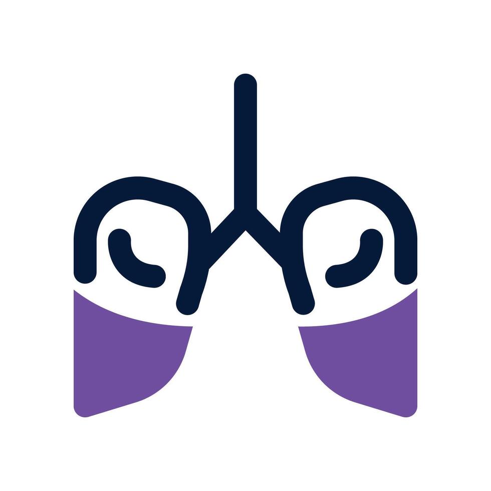 lungs icon. vectormixed icon for your website, mobile, presentation, and logo design. vector