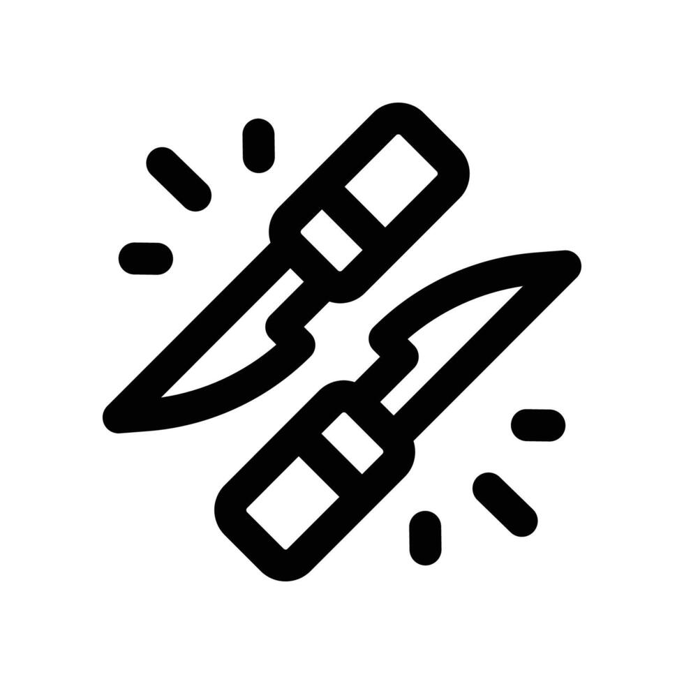 scalpel icon. line icon for your website, mobile, presentation, and logo design. vector