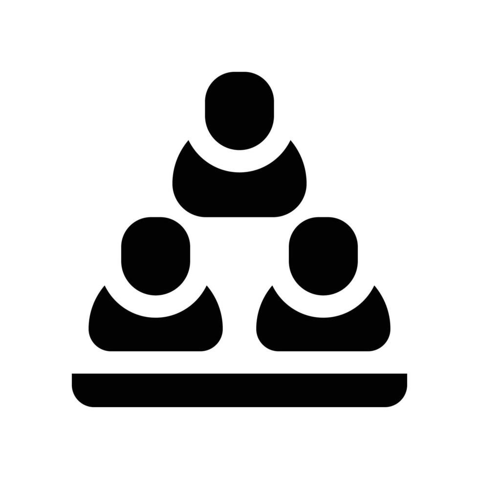 group icon. glyph icon for your website, mobile, presentation, and logo design. vector