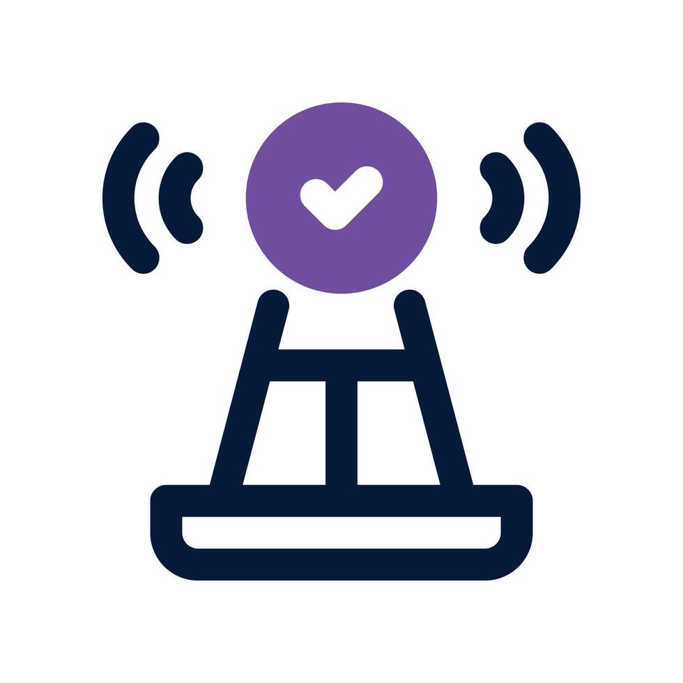 antenna icon. dual tone icon for your website, mobile, presentation, and logo design. vector