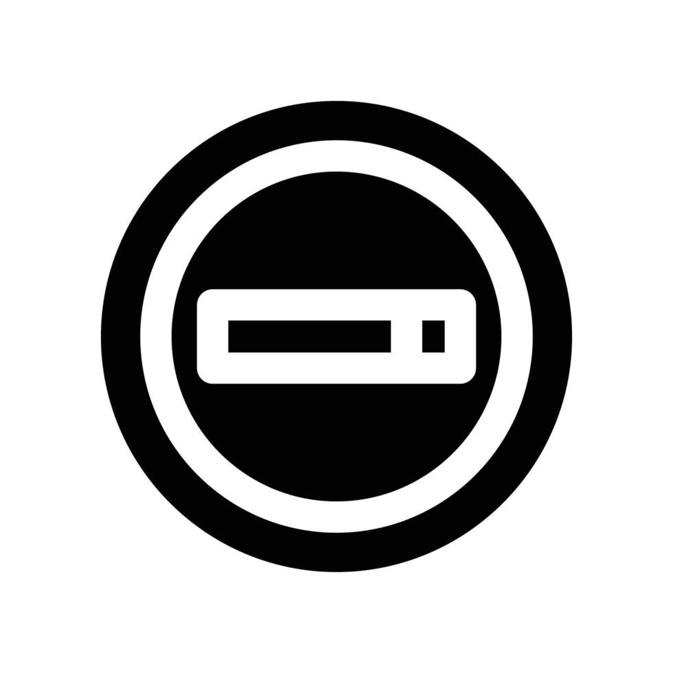 smoking area icon. glyph icon for your website, mobile, presentation, and logo design. vector