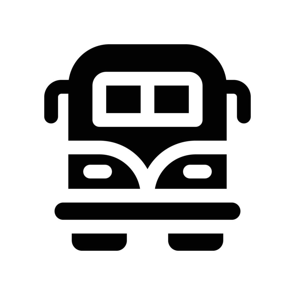 van icon. glyph icon for your website, mobile, presentation, and logo design. vector