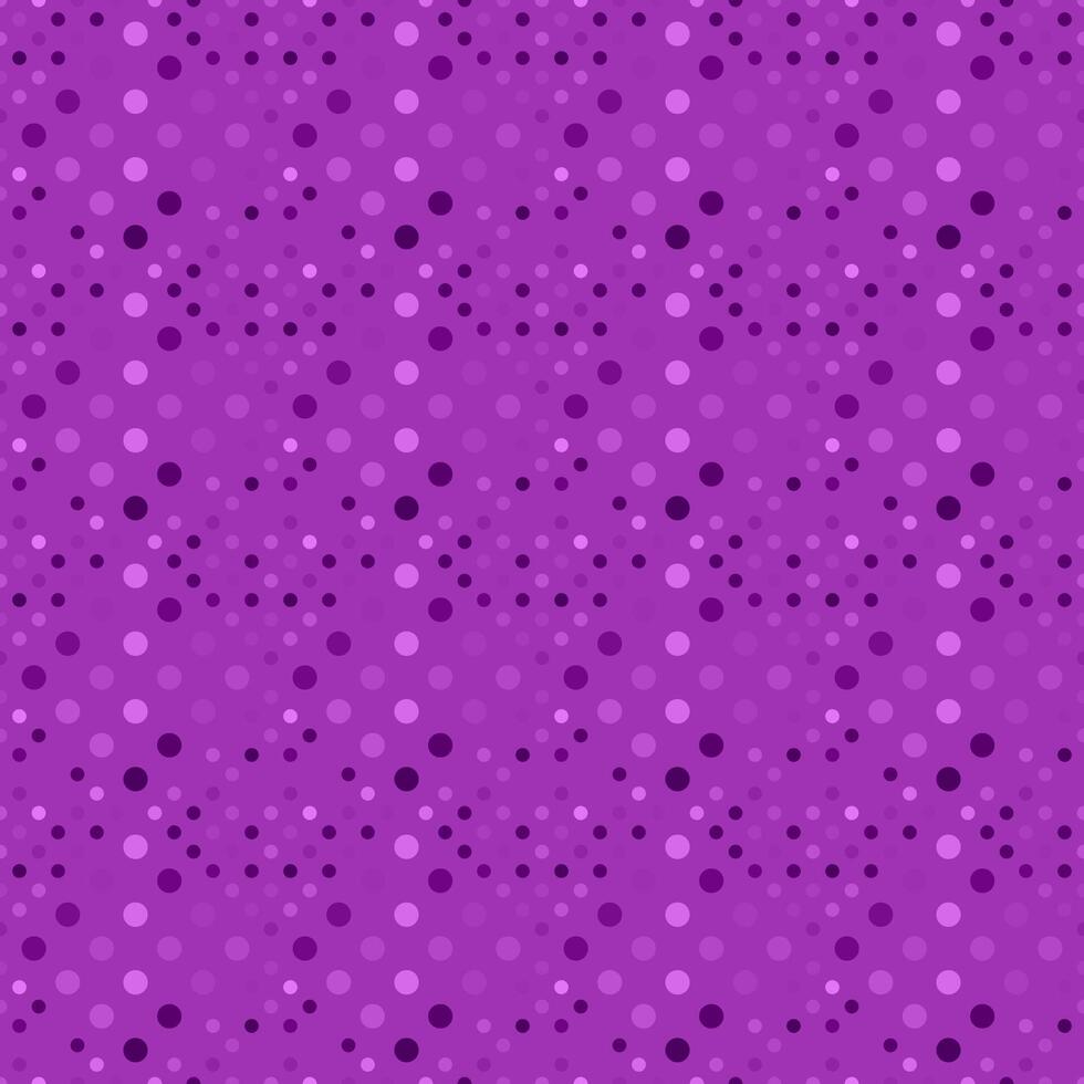 Geometrical abstract dark violet seamless circle pattern background vector