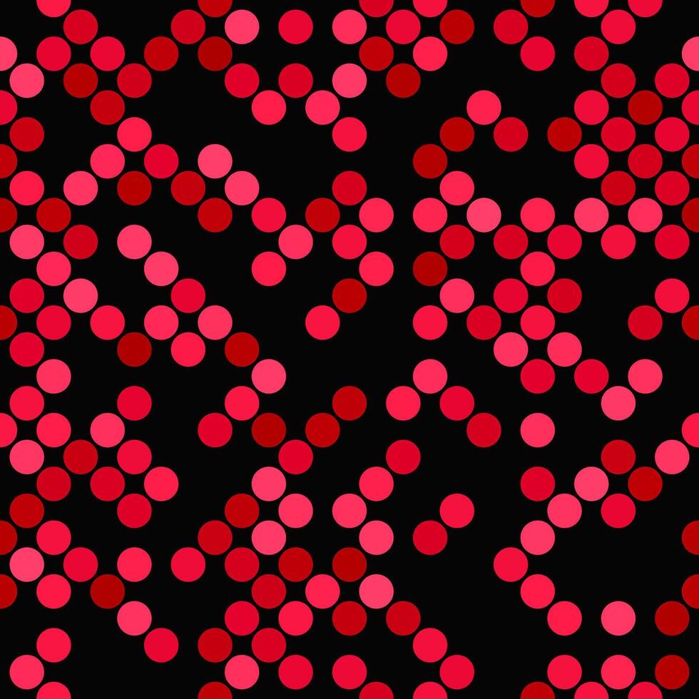Red seamless dot pattern background - design vector