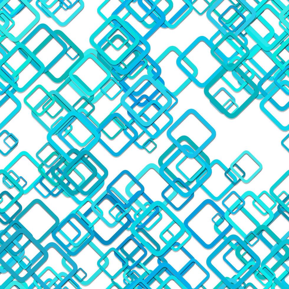 Light blue rounded square pattern vector
