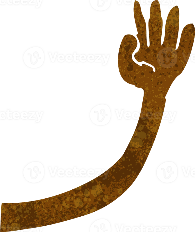 cartoon arm drawing png