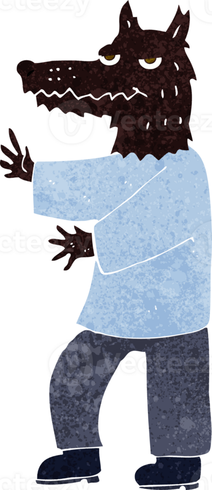 cartoon werewolf drawing png
