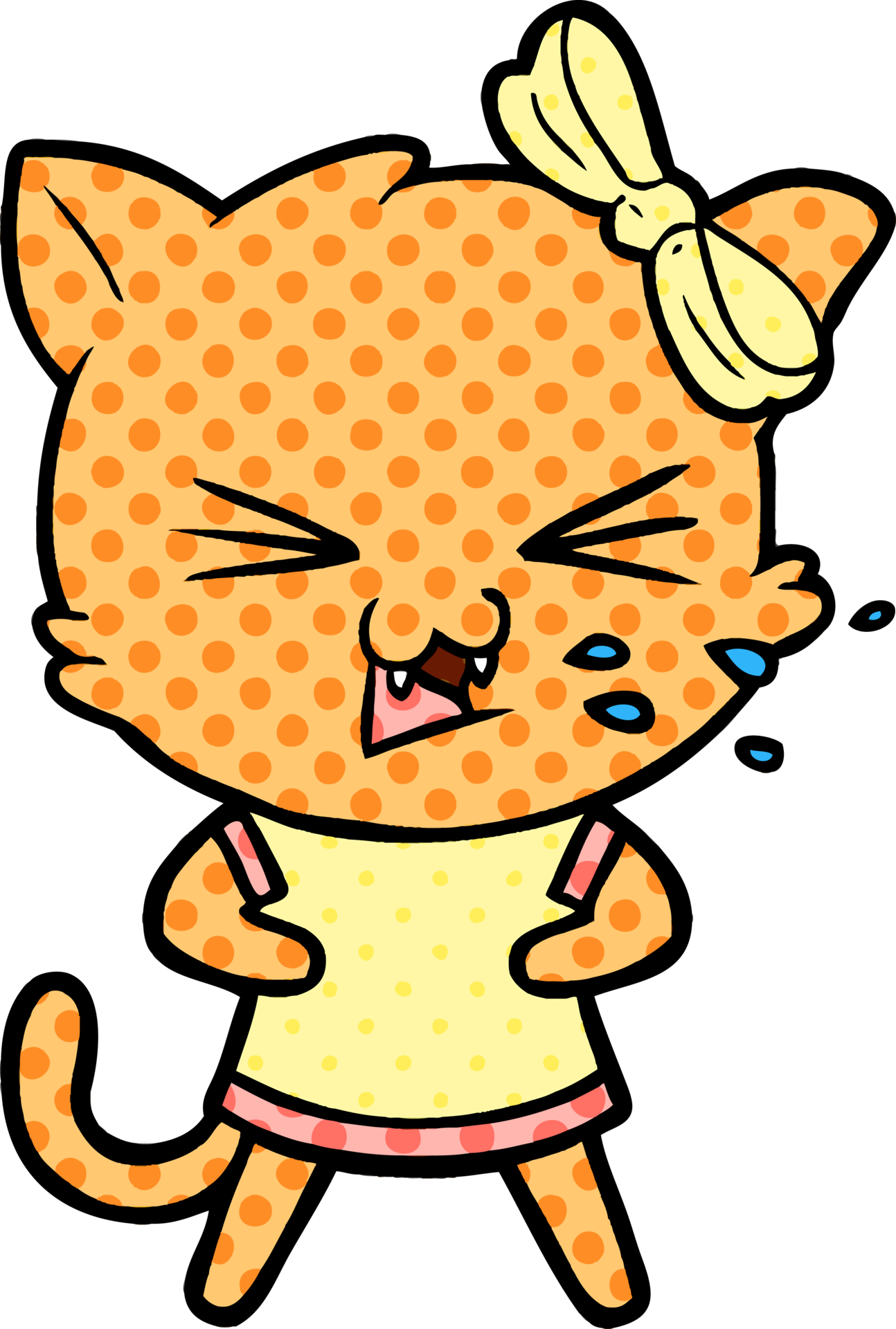 cartoon cat drawing 46721516 PNG