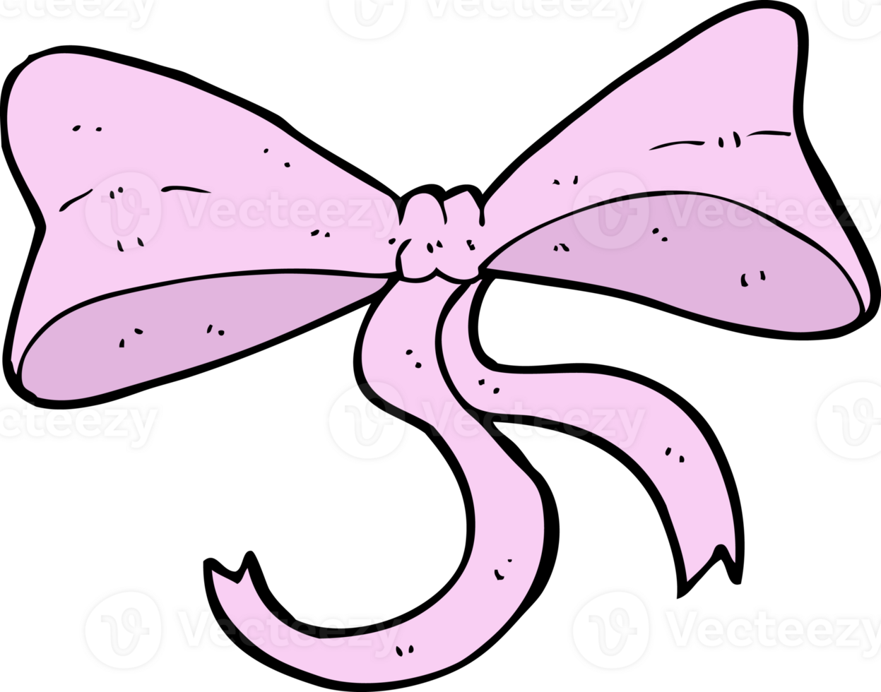 cartoon bow drawing png