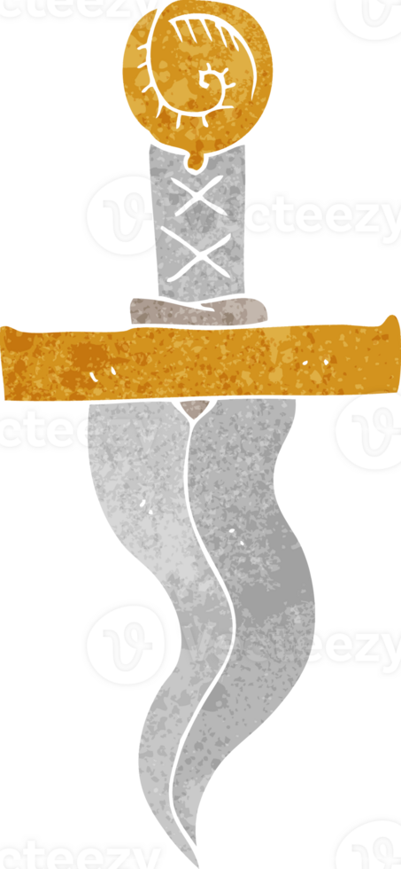 cartoon dagger drawing png