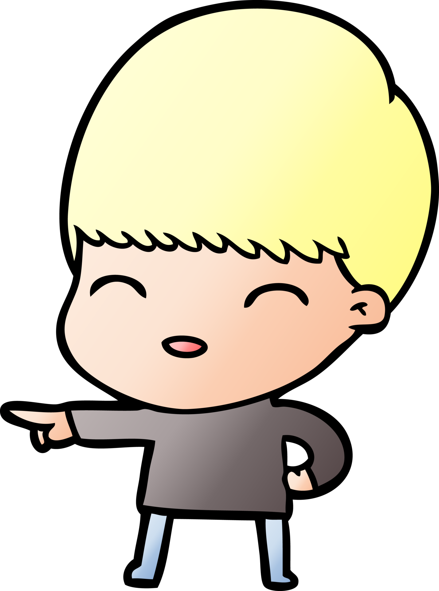 happy cartoon boy drawing 46721874 PNG