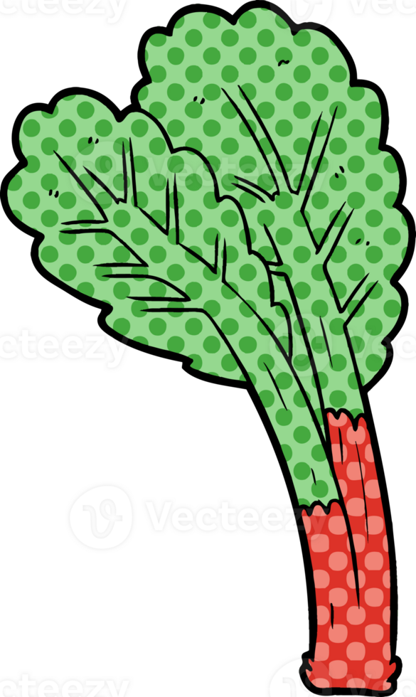 cartoon rhubarb drawing png