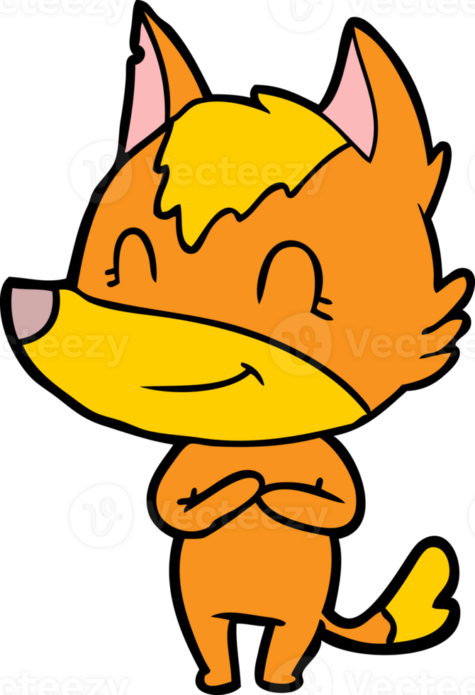 fox cartoon character drawing png