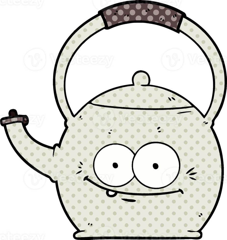 cartoon kettle drawing png