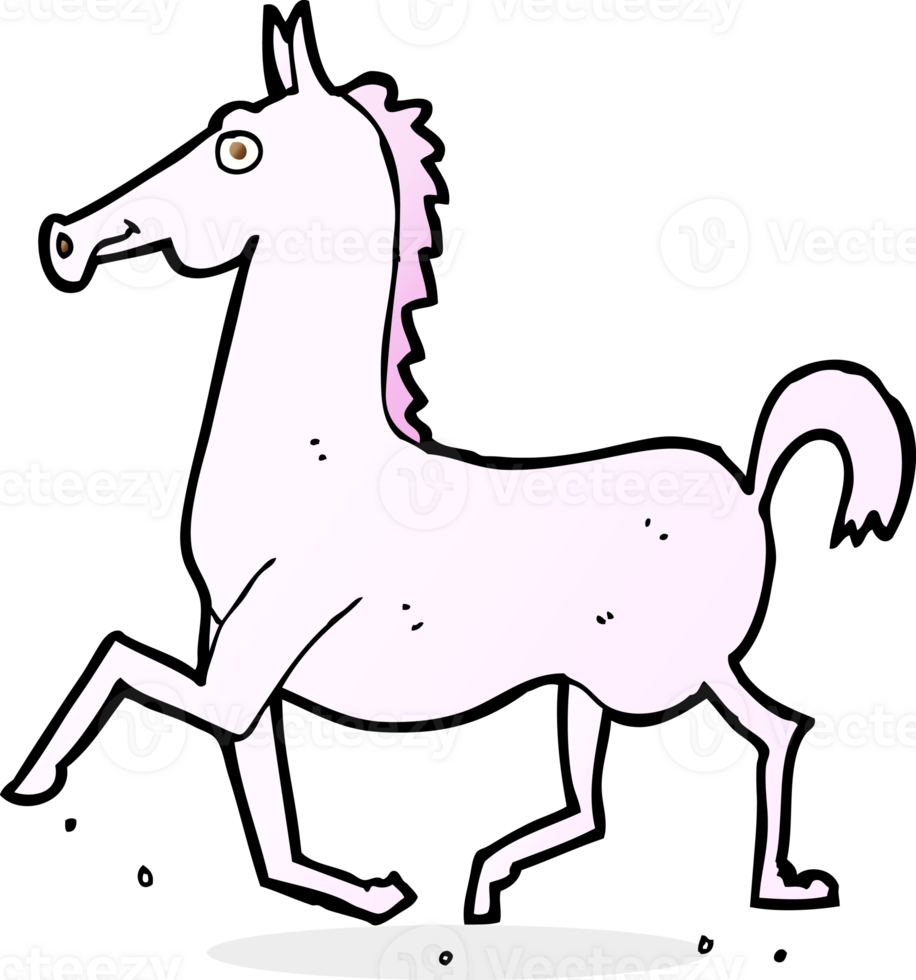 cartoon horse drawing png