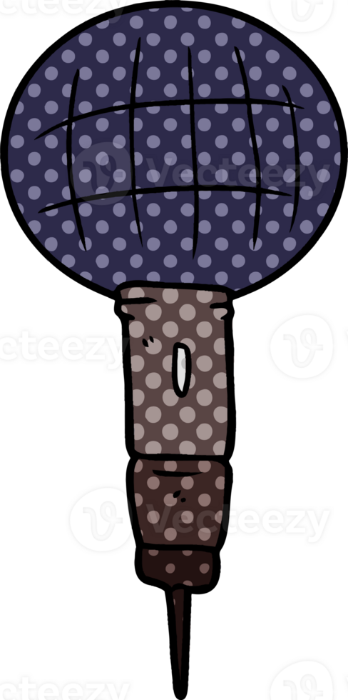 cartoon microphone drawing png