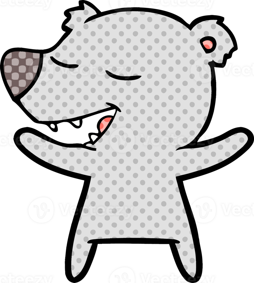 cartoon bear drawing png