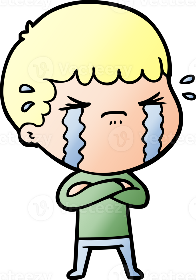 cartoon man crying drawing png