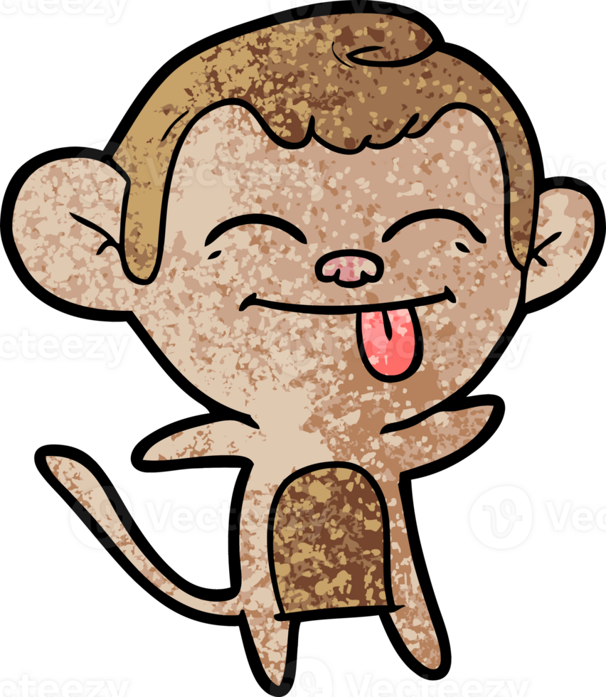 funny cartoon monkey drawing png