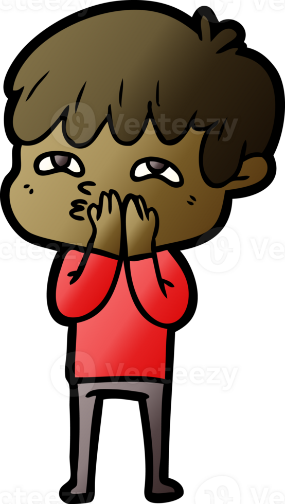 cartoon curious man drawing png