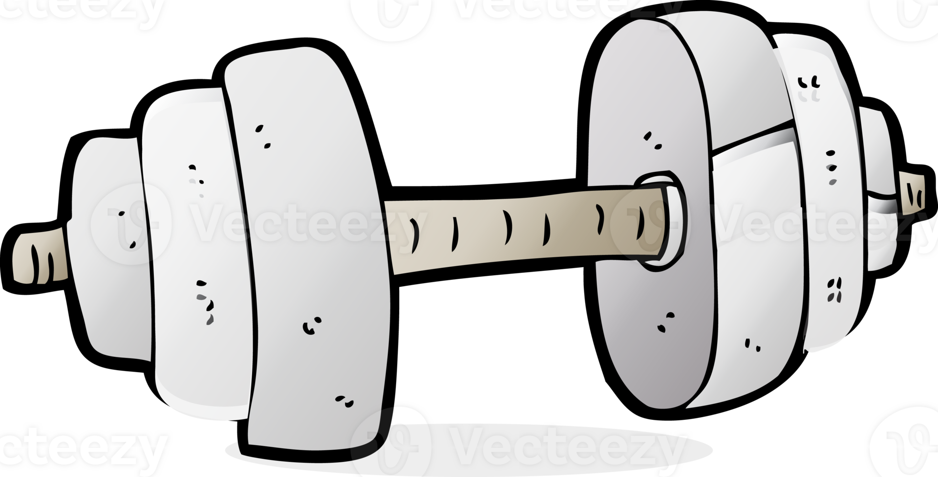 cartoon dumbbell drawing png