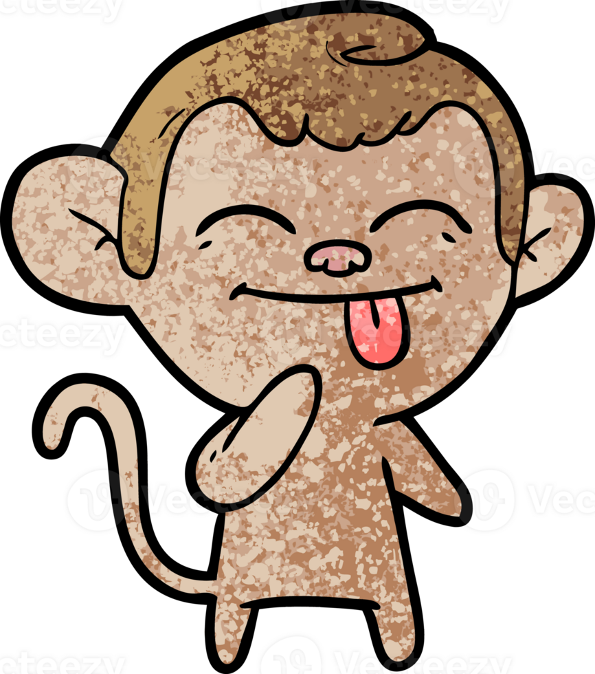 funny cartoon monkey drawing png