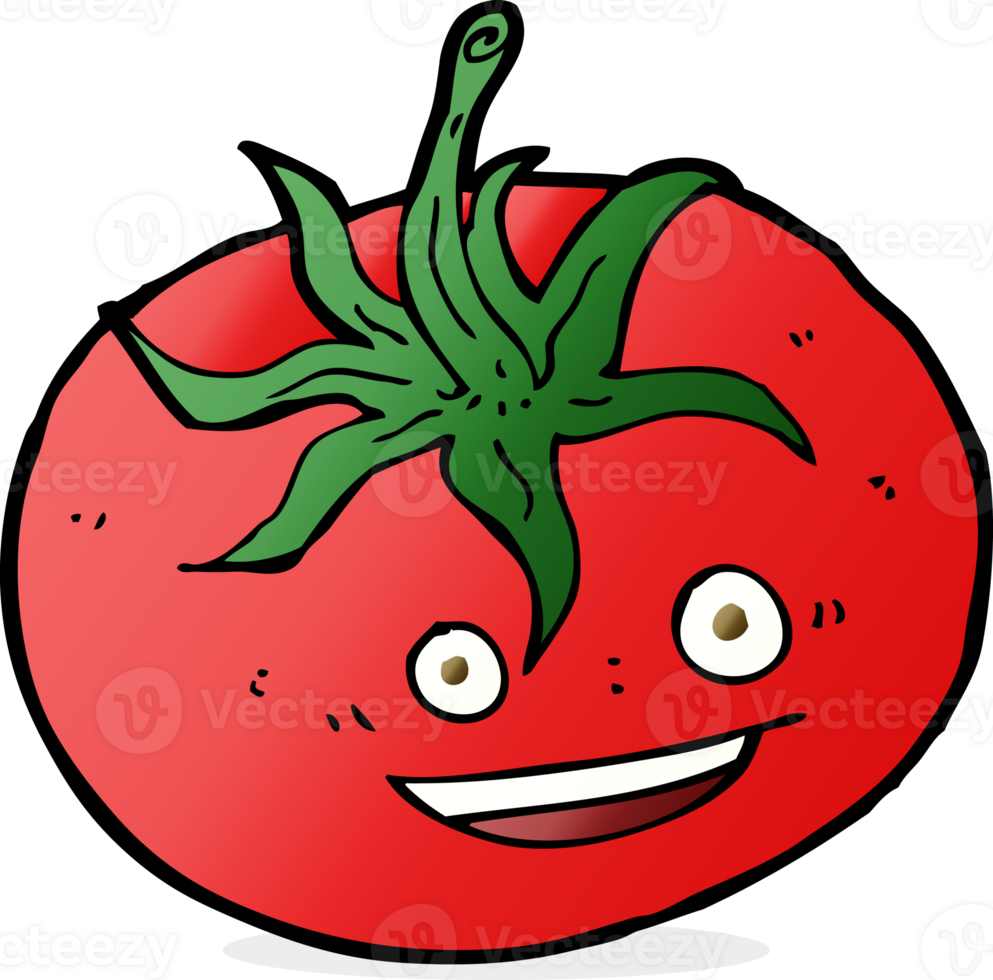 cartoon tomato drawing png