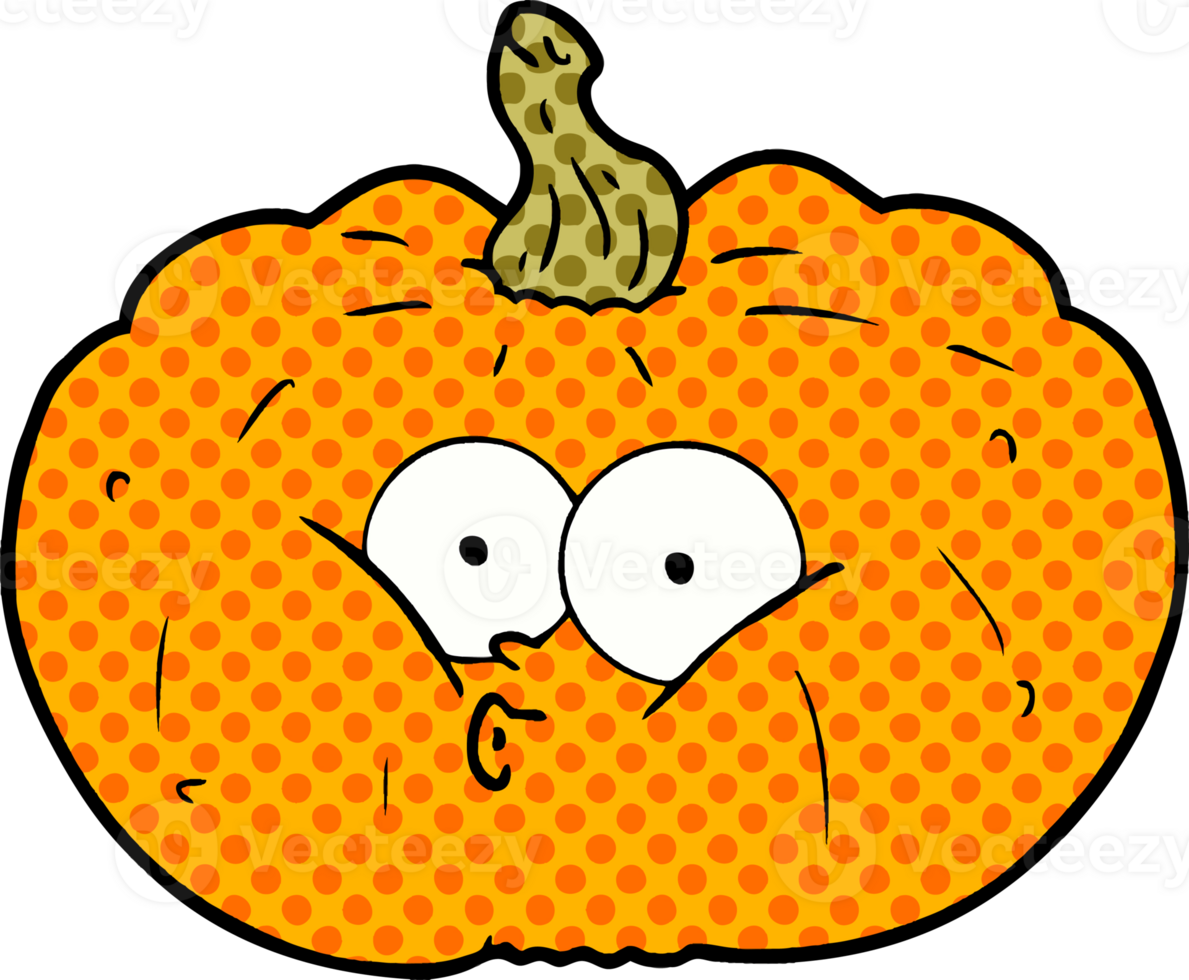 cartoon pumpkin drawing png