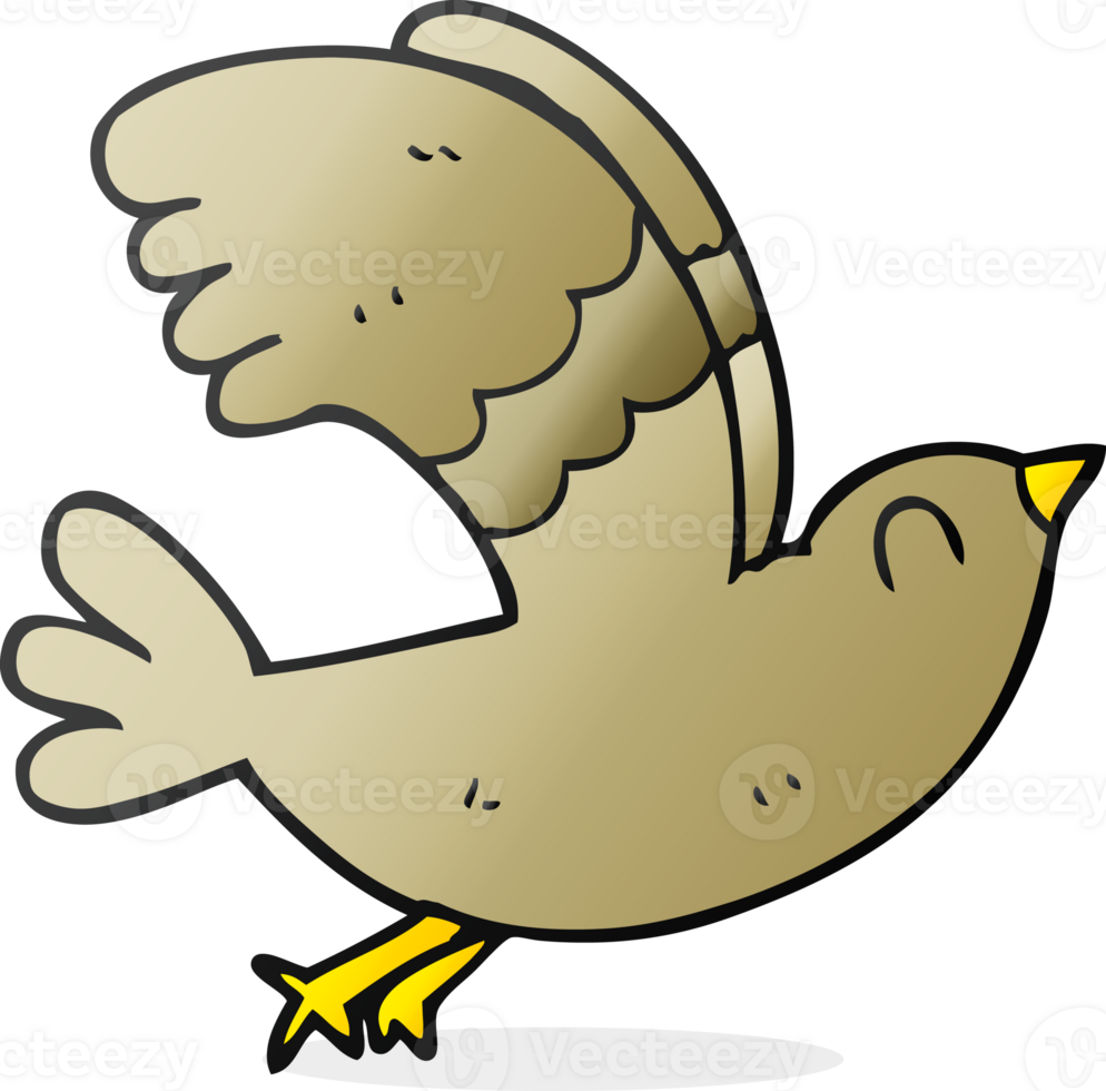 freehand drawn cartoon bird drawing png