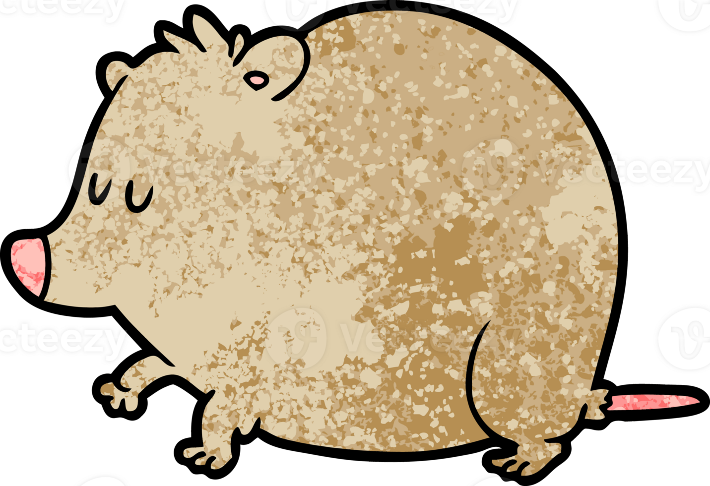 cartoon shrew drawing png