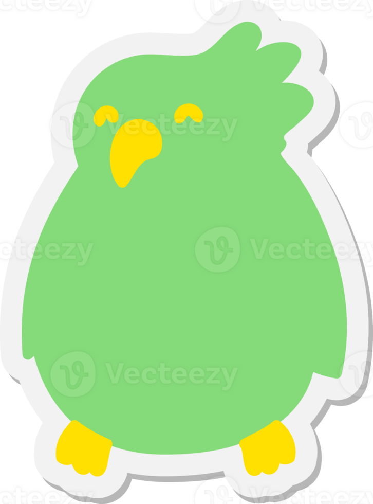 parrot sticker drawing png