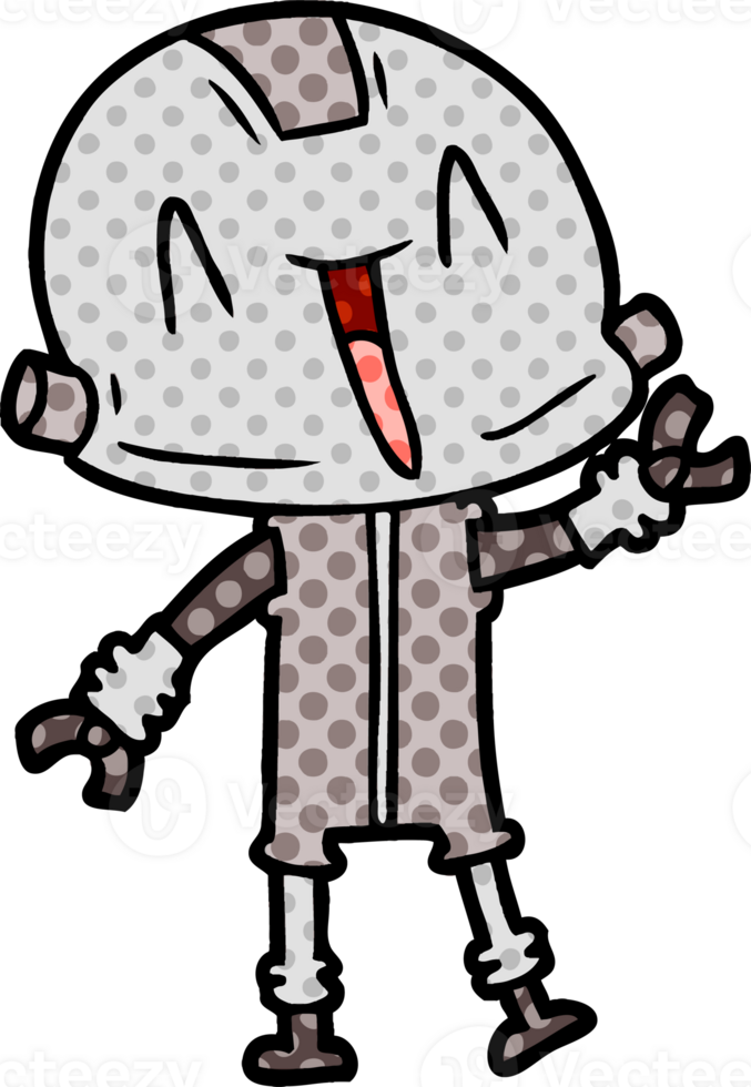 cartoon robot drawing png