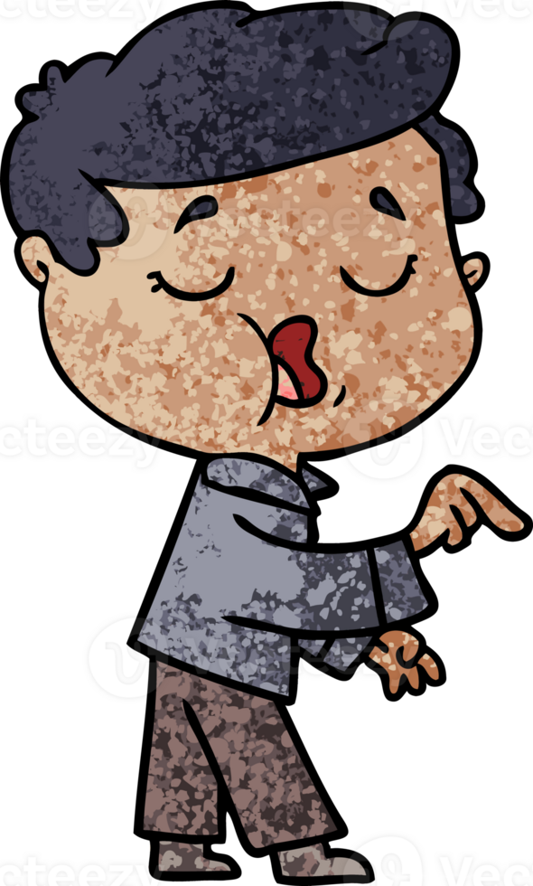 cartoon man talking drawing png