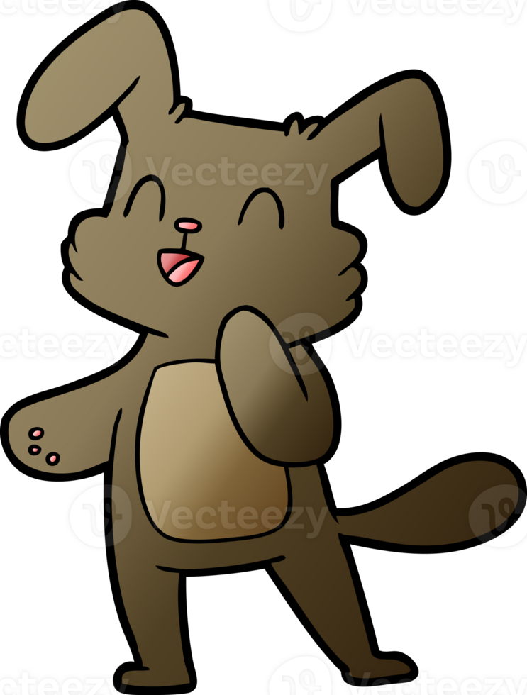 cartoon rabbit drawing png