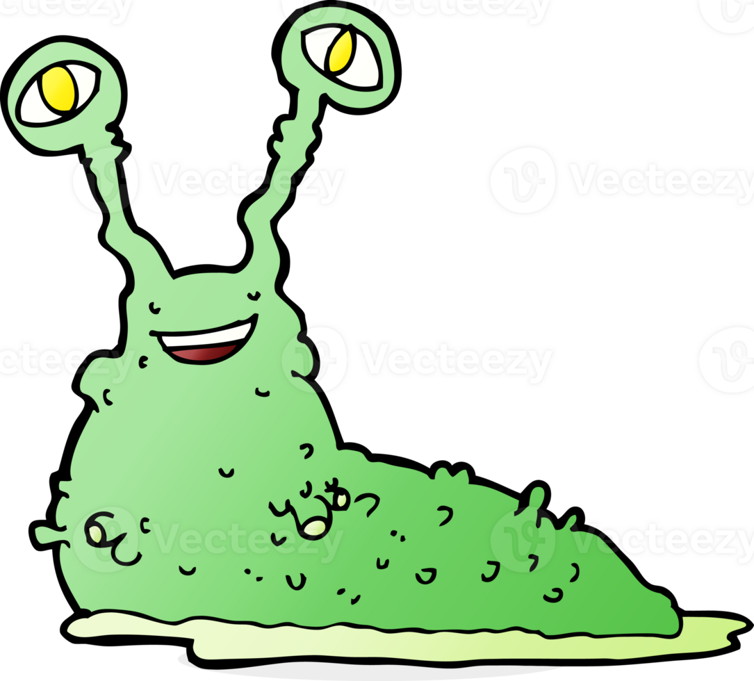 cartoon slug drawing png