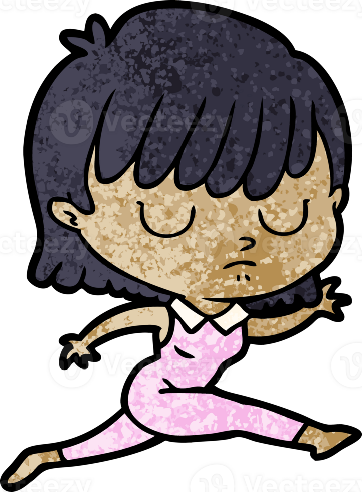 cartoon woman drawing png