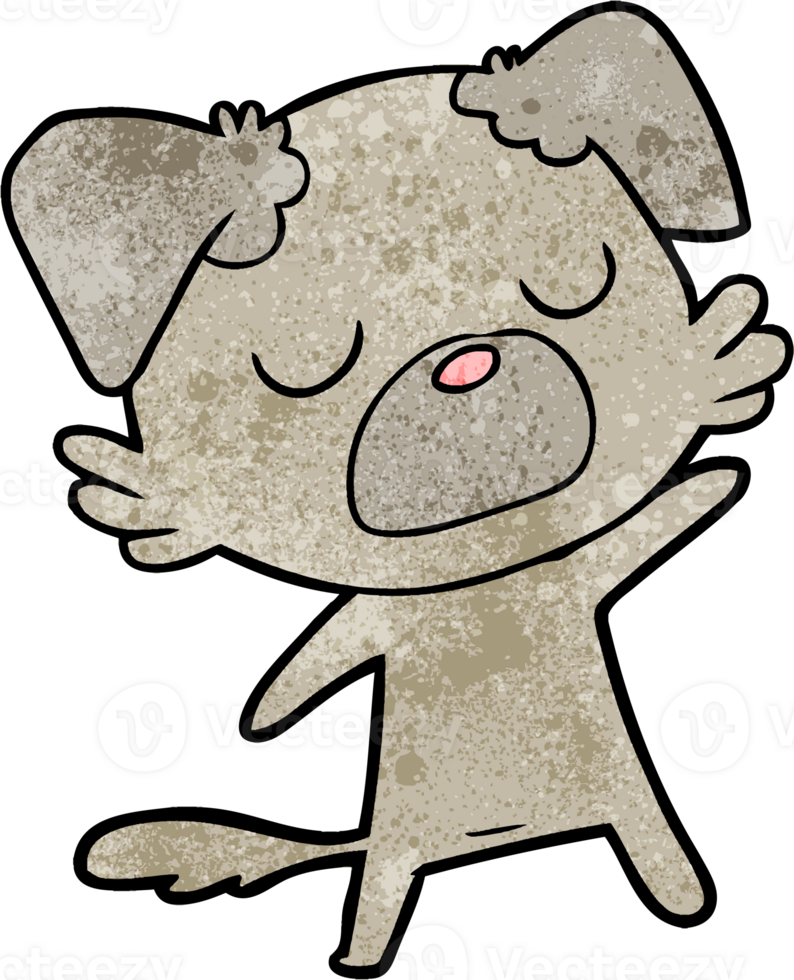 cartoon dog drawing png