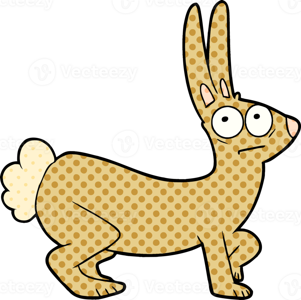 cartoon rabbit drawing png