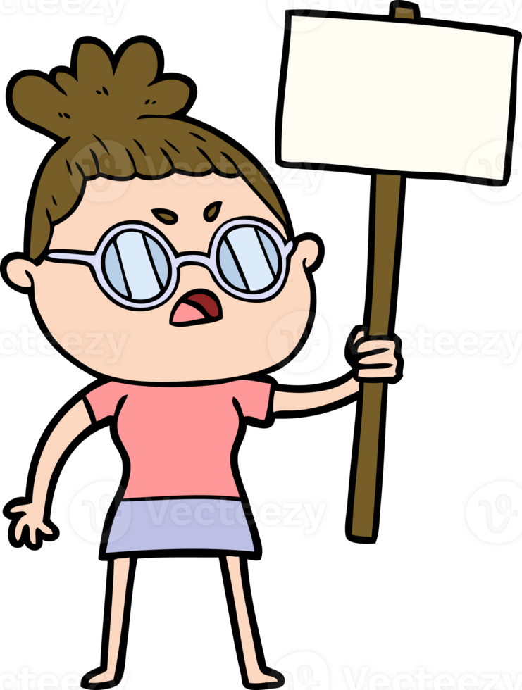 cartoon annoyed woman drawing png