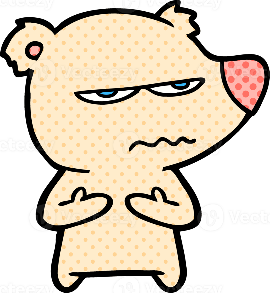 annoyed bear cartoon drawing png