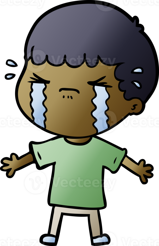 cartoon man crying drawing png
